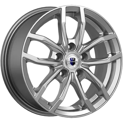 K&K Фрост Дарк Платинум 5*100 6.5xR15 ET38 DIA57.1
