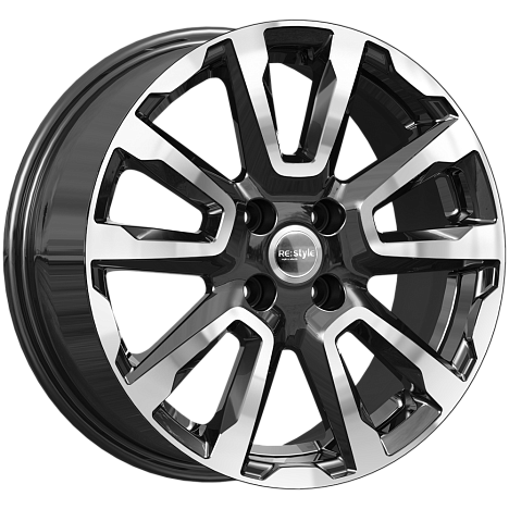 I Free КС1026(16_Vesta_Cross) Алмаз Черный 4*100 6.5xR16 ET43 DIA60.1