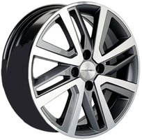 Khomen KHW1609 Gray-FP 4*100 6xR16 ET48 DIA54.1